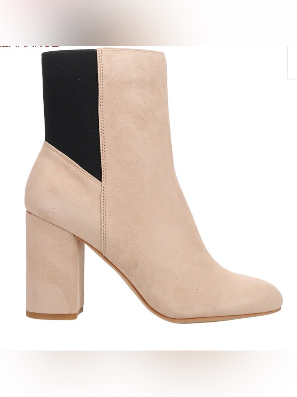 Dolce vita Ramona Blush Suede Block Heel Ankle Boots